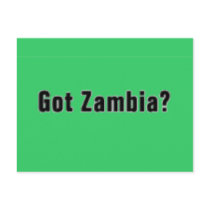 Zambia (Got Zambia) T-Shirt and etc postcards by AFRICANKOKO Zambia (Got Zambia) T-Shirt and etc postcards