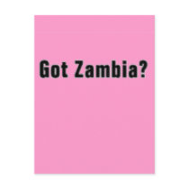 Zambia (Got Zambia) T-Shirt and etc postcards by AFRICANKOKO Zambia (Got Zambia) T-Shirt and etc postcards