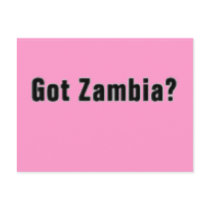 Zambia (Got Zambia) T-Shirt and etc postcards by AFRICANKOKO Zambia (Got Zambia) T-Shirt and etc postcards