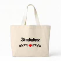 Zambia Tattoo Style Canvas Bag