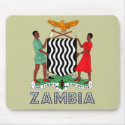 Zambian Emblem mousepads by FlagStore Zambian Emblem mousepads