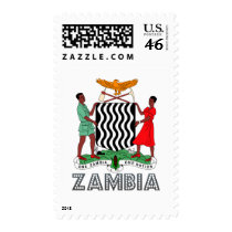 Zambian Emblem Postage Stamps