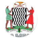 Zambian Emblem stickers by FlagStore Zambian Emblem stickers