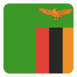 Zambian Flag Stickers