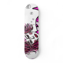 Zan Hanhof Anime GIrl With ZH Bubbles skateboards by ZanHanhofDesigns Zan Hanhof Anime GIrl With ZH Bubbles skateboards