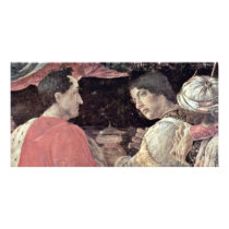 Zanobi Altar Of The Adoration Of The Magi, Customized Photo Card