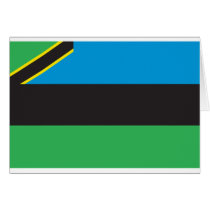 Zanzibar Flag cards by FlagTshirts Zanzibar Flag cards