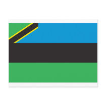 Zanzibar Flag postcards by FlagTshirts Zanzibar Flag postcards