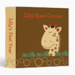 ZANZIBAR GIRAFFE Baby Photo Album Binder 1.5