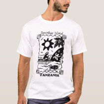 Zanzibar Island T-Shirt by artpals Zanzibar Island T-Shirt