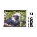 Zanzibar's Red Daredevil- red colobus postage
