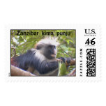 Zanzibar's Red Daredevil- red colobus postage