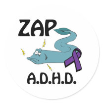 ZAP ADHD stickers