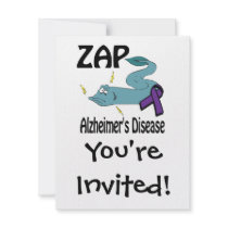 ZAP Alzheimers Disease Custom Invitation