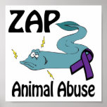 ZAP Animal Abuse posters