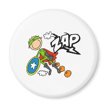 ZAP Boy Hero magnets