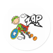ZAP Boy Hero stickers by stick_figures ZAP Boy Hero stickers