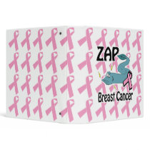 zap breast cancer awarness notebook binders