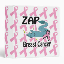 zap breast cancer awarness notebook binder