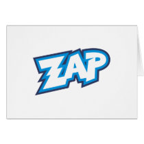 Zap Cartoon Splat Bang Greeting Card