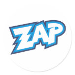 Zap Cartoon Splat Bang Sticker