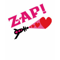 Zap Hearts t-shirts by riffguru Zap Hearts t-shirts