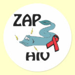 ZAP HIV stickers