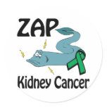 ZAP Kidney Cancer Sticker