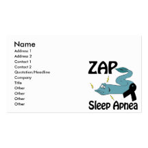 ZAP Sleep Apnea Business Card Template