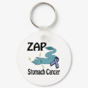 ZAP Stomach Cancer keychains