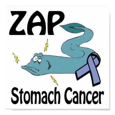ZAP Stomach Cancer Poster by animals4acause