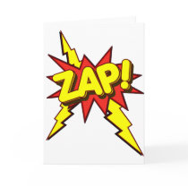 Zap, Zing, Pow! Greeting Card