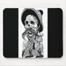 Zapatista  Calavera. c. early 1900's. Mexico. Mouse Pad