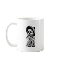 Zapatista  Calavera. c. early 1900's. Mexico. Coffee Mug
