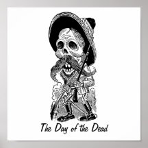 Zapatista  Calavera. c. early 1900's. Mexico. Poster