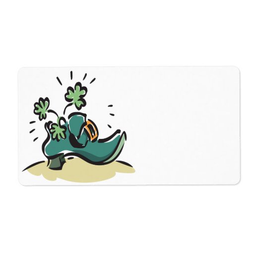 Zapato del Leprechaun Etiquetas De Envío