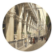 Zara, Central Cafe, Dalmatia, Austro-Hungary rare Round Stickers
