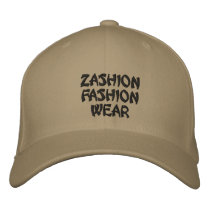Zashion Fashion Wear embroidered hats