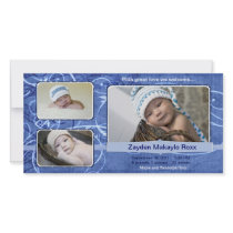 Zayden Beautiful Birth Announcements Photo Greeting Card