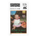 Zaylynn Jade, It's Fall! I'm almost 1 year old. postage
