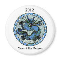 Zazzle 2012 Dragon Refrigerator Magnets