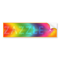 "Zazzle" Bumper Sticker bumper stickers