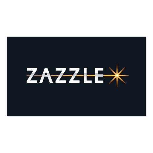 Zazzle - Business Business Card (back side)