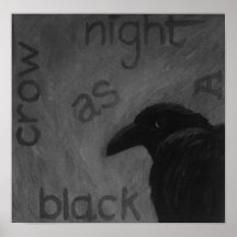 zazzle crow posters