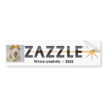 Zazzle Logo Bumpersticker Bumper Sticker