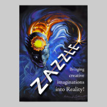 Zazzle Logo Contest  (3rd place winner) posters