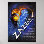Zazzle Logo Contest  (3rd place winner) Posters