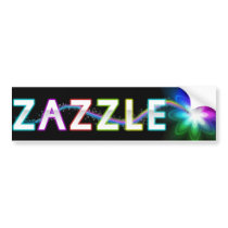 Zazzle logo recharged bumper stickers