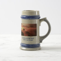 ZAZZLE PIX 016, LOOK AND SEE WHAT GOD HAS DONE! COFFEE MUGS
