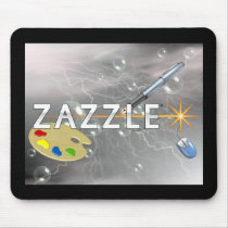 Zazzle Space logo mousepads